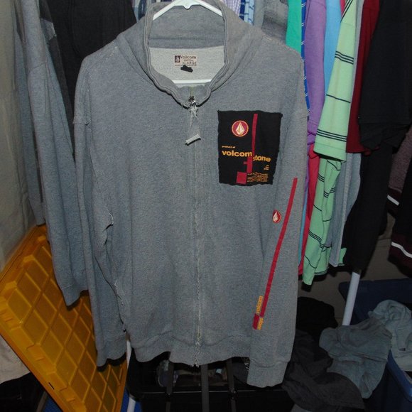 Volcom Knitwear XL full zip sweater  ((B1)) - Picture 1 of 4